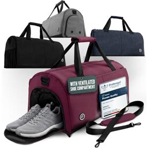 bemaxx Borsone Palestra Uomo Donna Borsone da Viaggio + Funzione Zaino Scomparto Scarpe e Bagnato | Borsa Sportiva da Allenamento Nuoto Fitness Gym Training Sacca Bagaglio a Mano Duffel Bag 60 L Nero