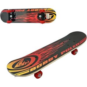 Generic Skateboard per Bambini Skate per Bambini cm 60 Skateboard per Bambino Tavola da Skate in Legno Completa Decorazione Fronte e Retro, Colori Assortiti Colore Casuale