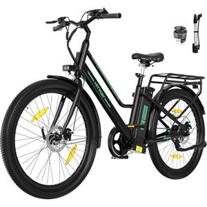 HITWAY Bicicletta Elettrica 27,5", Bici Elettrica Mountain Bike,E-Bike City per Uomo/Donna,Motore 250W 36V13Ah batteria al litio estraibile, fino a 50-100 km,APP