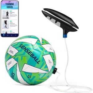 SenseBall Pallone da Calcio & App Pro-Level | Attrezzatura di Allenamento Giornaliero per Giocatori Avanzati | Migliora Abilità & Controllo con Programma di Coach Professionale 50+ Video