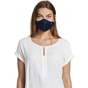 TOM TAILOR Maschera in Tessuto Riutilizzabile, Uomo, Blu (Sky Captain Blue 10668), ONESIZE