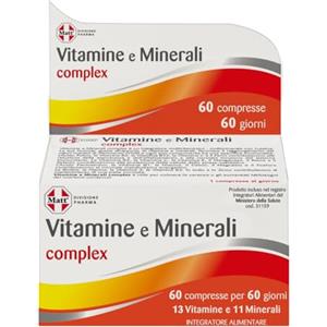 Matt Divisione Pharma Integratore Multivitaminico e Multiminerale, 60 Compresse, 79.8g