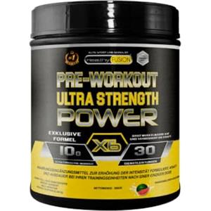 Healthy Fusion Pre Workout Esplosivo | Integratore Palestra con Creatina, Beta-Alanina e Arginina | Per Focus e Pump Muscolare | 300g (30 Dosi) Gusto Anguria