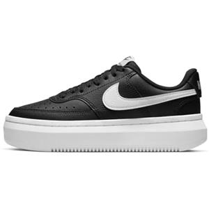 Nike Court Vision Alta Leather, Scarpe da Basket Donna, Nero Bianco, 41 EU