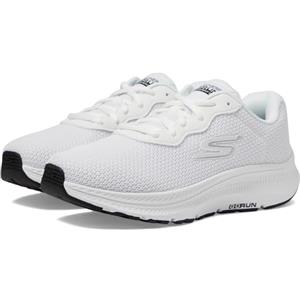 Skechers Go Run CONSISTENT 2.0 da Donna, Tessuto Bianco con Finiture Nere, 37 EU