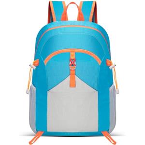 Cozary Zaino Trekking Pieghevole, 28 L Impermeabile Zaino da Viaggio Uomo Donna, Leggero Zaino Montagna per Trekking, Ciclismo, Sport e Escursioni