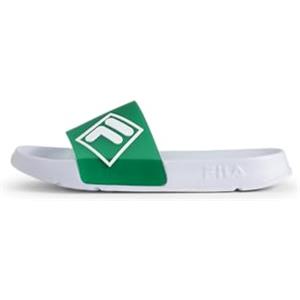 FILA Sandalo da uomo Morro Bay LUGO Slide, Verdant Green-White, 41 EU, Verdant Green White, 41 EU