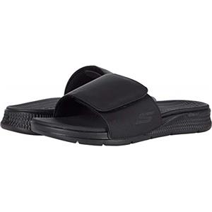 Skechers Go Consistent Sandalo Watershed, Sandali a ciabatta Uomo, Sintetico Nero, 42.5 EU