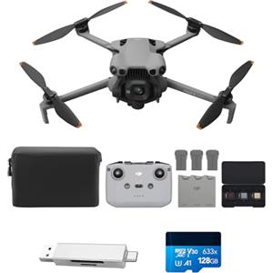 DJI Mini 5 Pro Combo Fly More con DJI RC-N3, 4K Drone con Fotocamera, CMOS da 1 Pollice, Rilevamento Omnidirezionale Degli Ostacoli, ActiveTrack 360°, 3 Batterie, C0 (Card Reader + Memory Card)