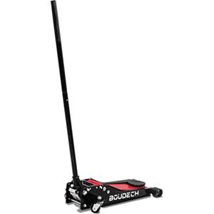 BOUDECH® HERK 35 - Cric sollevatore martinetto con doppio pistone idraulico per auto capacità 3,5 t