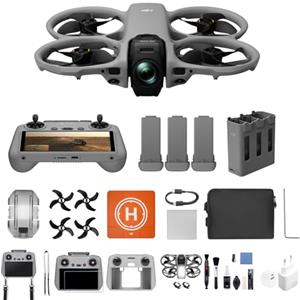 DJI Avata 360 Combo Fly More (RC 2) con accessori, drone a 360° con imaging 8K da 1 pollice per FPV e riprese aeree, con paraelica, Pad di atterraggio pieghevole (Multiple accessories bundle)