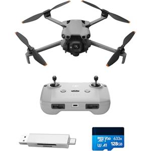 DJI Mini 5 Pro, 4K Drone Ultraleggero e Pieghevole con Fotocamera, CMOS da 1 Pollice, Rilevamento Omnidirezionale Degli Ostacoli, ActiveTrack 360°, C0 (Card Reader + Memory Card)