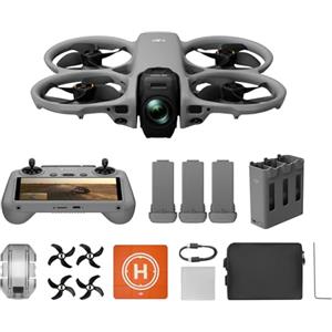 DJI Avata 360 Combo Fly More (RC 2) con accessori, drone a 360° con imaging 8K da 1 pollice per FPV e riprese aeree, con paraelica, Pad di atterraggio pieghevole (Avata 360 Fly More Combo)