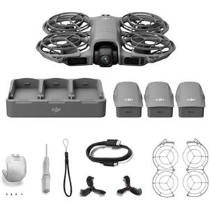 DJI Neo 2 Combo Fly More (drone singolo), drone 4K con fotocamera, decollo e atterraggio dal palmo, controllo con gesti (Neo 2 Combo)