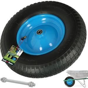 KOTARBAU® ruota carriola pneumatico 4.80/4.00-8 6PR Ø 390 mm