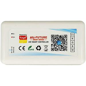 LEDLUX CL3804 Mini Centralina Tuya Smart Controller Wi-Fi Led Dimmer RGBW RGB+W 4 Canali Compatibile Con Alexa Google Home