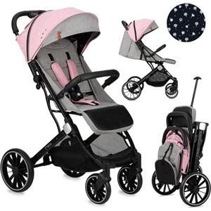 Momi Passeggino MoMi ESTELLE DAKAR a partire da 6 mesi (fino a 22 kg), pieghevole con cintura di sicurezza a 5 punti, cestino porta spesa e funzione di apertura, manico telescopico per il traino
