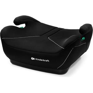 kk Kinderkraft Kinderkraft I-BOOST 2 I-SIZE, Seggiolino auto, 125-150 cm, Seggiolino per Bambini, Seggiolino rialzato per Bambini dai 6 ai 12 Anni, facile da Montare, postura Ergonomica, Schiuma extra, Nero