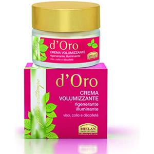 Helan, Elisir Antitempo d'Oro, Crema Viso Antirughe, Siero Volumizzante Viso e Collo Donna, Ideale per Il Benessere della Pelle del Corpo, con Oli Essenziali e Vitamina E, 50 ml - Made in Italy
