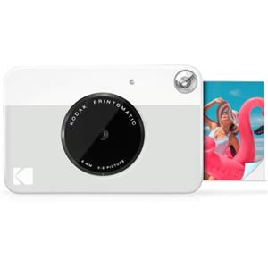 KODAK Printomatic Fotocamera Digitale a Stampa Istantanea con Carta Fotografica Adesiva Zink 2x3" (5,1x7,5 cm), 5 MP, Portatile, Creativo Regalo per Compleanni, Natale e Festività, Colore: Grigio