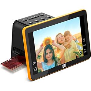 KODAK Slide N Scan Digital Film Scanner Max 7"- Grande schermo LCD da 7" converte Negativi Colore in 22MP HD n & b JPEG RODFS70