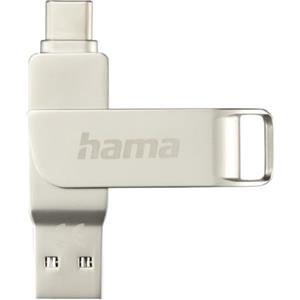Hama Piastra a sgancio rapido per treppiedi Gamma, filettatura 1/4", argento