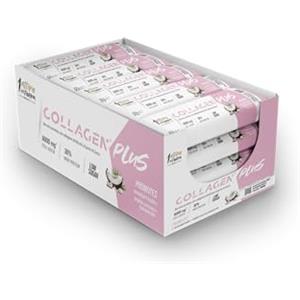 1 Attimo in Forma Collagen Plus Cocco | 12 Barrette Proteiche con 6000 mg di Collagene, 30% Proteine, Basso Zucchero, Snack Fitness e Benessere Quotidiano