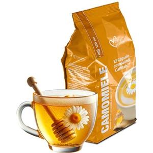 La Capsuleria CAMOMIELE (96 Capsule) compatibili con Caffitaly, 8 confezioni x 12 Capsule