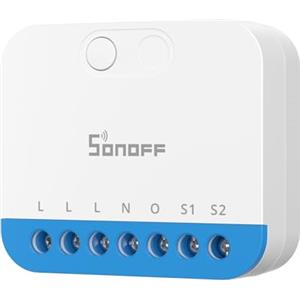 SONOFF Mini DIM Zigbee Dimmer Interruttore per LED dimmerabile, trasformatori elettronici, lampade incandescenti e alogene, Zigbee 3.0, conduttore neutro, misurazione della potenza, compatibile con