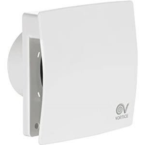 VORTICE Mex 100 4" LL 1S 11313 - Aspiratore Bagno 100mm e Cucina Elicocentrifugo Parete e Soffitto, Ventola Aspirazione Basso Consumo, Rimuove Muffa e Umidità, Portata Massima 90m3/h, 17,3x17,3x12,6cm