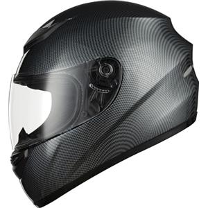 Favoto Casco Moto Integrale - Uomo e Donna, Certificato ECE, Traspirante e Confortevole, con Visiera Trasparente Antigraffio e Chiusura a Cricchetto, Fibra di Carbonio, XL