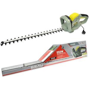 KOMBO - Tagliasiepi Elettrico 550W con Lama da 55 cm in Alluminio a Taglio Laser - Capacità di Taglio 16 mm, Velocità 1750 giri/min, Coprilama incluso - Classe 2, 230V