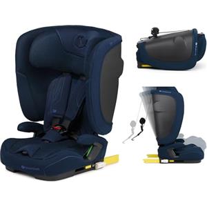 kk Kinderkraft Kinderkraft FIX2GO Seggiolino per bambini i-Size, 76-150 cm, Isofix, Top Tether, saferide sensor, fino a ca. 12 anni, sistemi di sicurezza, rivestimenti di alta qualità, reclinabile, Blu