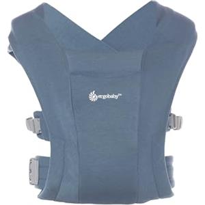 Ergobaby BCEMAOXBLU, Embrace Marsupio Neonati Ergonomico 0 Mesi, Porta Bebe Extra Morbido ed Ultraleggero (Oxford Blue)