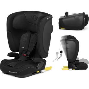 kk Kinderkraft Kinderkraft FIX2GO Seggiolino per bambini i-Size, 76-150 cm, Isofix, Top Tether, saferide sensor, fino a ca. 12 anni, sistemi di sicurezza, rivestimenti di alta qualità, reclinabile, Nero