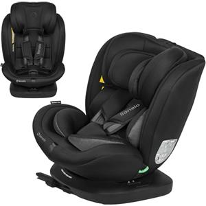 Lionelo Bastiaan i-Size Seggiolino Auto Evolutivo 4-in-1 per bambini 0-12 Anni (40-150 cm) ISOFIX e l'ultima Norma R129 Opzione Rivolto All'indietro, 21 Regolazioni, Girevole 360° Protezione Laterale