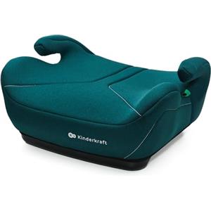 kk Kinderkraft Kinderkraft I-BOOST 2 I-SIZE, Seggiolino auto, 125-150 cm, Seggiolino per Bambini, Seggiolino rialzato per Bambini dai 6 ai 12 Anni, facile da Montare, postura Ergonomica, Schiuma extra, Verde