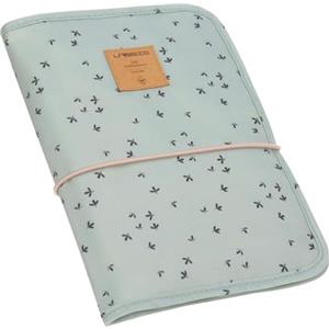 LÄSSIG Borsa per pannolini con fasciatoio e scomparto per le salviette umidificate da portare in viaggio/Changing Pouch Floral Mint