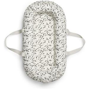 Elodie Details Baby Nest Nido per Neonato Portatile, Riduttore Lettino Neonato Nido Coccolone in 100% Cotone Lavabile 78x45 cm - Dalmatian Dots