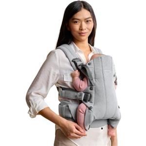 BabyBjörn Marsupio Harmony, Tessuto mélange, Grigio chiaro