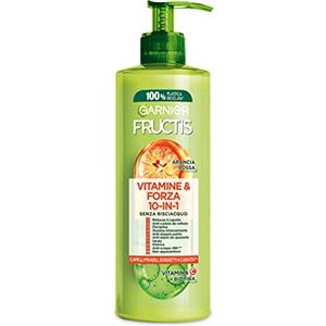 Garnier Fructis Vitamine&Forza, Trattamento Senza Risciacquo 10in1 Fortificante per Capelli Fragili e Soggetti a Rottura, per Capelli 10 Volte più Forti, 400 ml