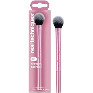 Real Techniques Pennello da trucco, per fissare cipria, in polvere sciolta e in polvere pressata, pennello da trucco per il viso, 402 pennelli 1 pezzo