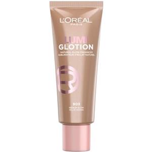 L'Oreal Paris L'Oréal Paris, Illuminante Liquido, Illumina & Idrata Istantaneamente, Formula All-in-one con Burro di Karité e Glicerina, Texture Leggera, Lumi Glotion, Tonalità: 903 Medium Glow, 40 ml
