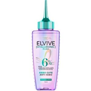 L'Oreal Paris L'Oréal Paris Elvive Siero Cute Anti-Sebo, Per Cute e Radici Grasse, Azione Purificante, Cute Pulita Fino a 72h, Con Acido Salicilico e Acido Glicolico, Hyaluronic Pure, 102 ml