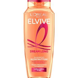 L'Oreal Paris L'Oréal Paris Elvive Shampoo Riparatore, Per Capelli Lunghi e Lisci, Capelli Rigenerati e Lunghezze Senza Doppie Punte, Arricchito con Keratina e Olio di Ricino, Dream Length, 700 ml