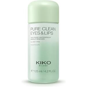 KIKO Milano Pure Clean Eyes&Lips - Struccante Bifasico per Occhi e Labbra con Acido Ialuronico e Melograno
