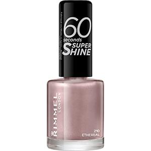 Rimmel London Rimmel 60 Seconds Super Shine Smalto, Smalto asciugatura rapida, Colore vibrante, A lunga tenuta, 8 ml, 210 Etheral