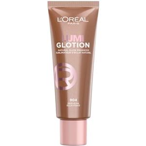 L'Oreal Paris L'Oréal Paris, Illuminante Liquido, Illumina & Idrata Istantaneamente, Formula All-in-one con Burro di Karité e Glicerina, Texture Leggera, Lumi Glotion, Tonalità: 904 Deep Glow, 40 ml
