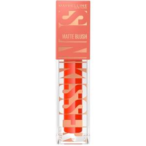 Maybelline New York Sunkisser Hazy Matte Blush 35 Spry, arancio delicato per un look al tramonto con finitura opaca, 4,7 ml