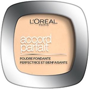 L'Oreal Paris L'Oréal Paris Cipria Uniformante e Fissante, Per Tutti i Tipi di Pelle, Pelle Setosa e Risultato Naturale, Arricchita con Pigmenti Minerali e Acido Ialuronico, Accord Parfait, 2R Vanille Rosé